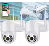 Compre 1 leve 2 - Câmera Ip Wifi Rotativa Visão Noturna A8 Cor Branco - Image 1